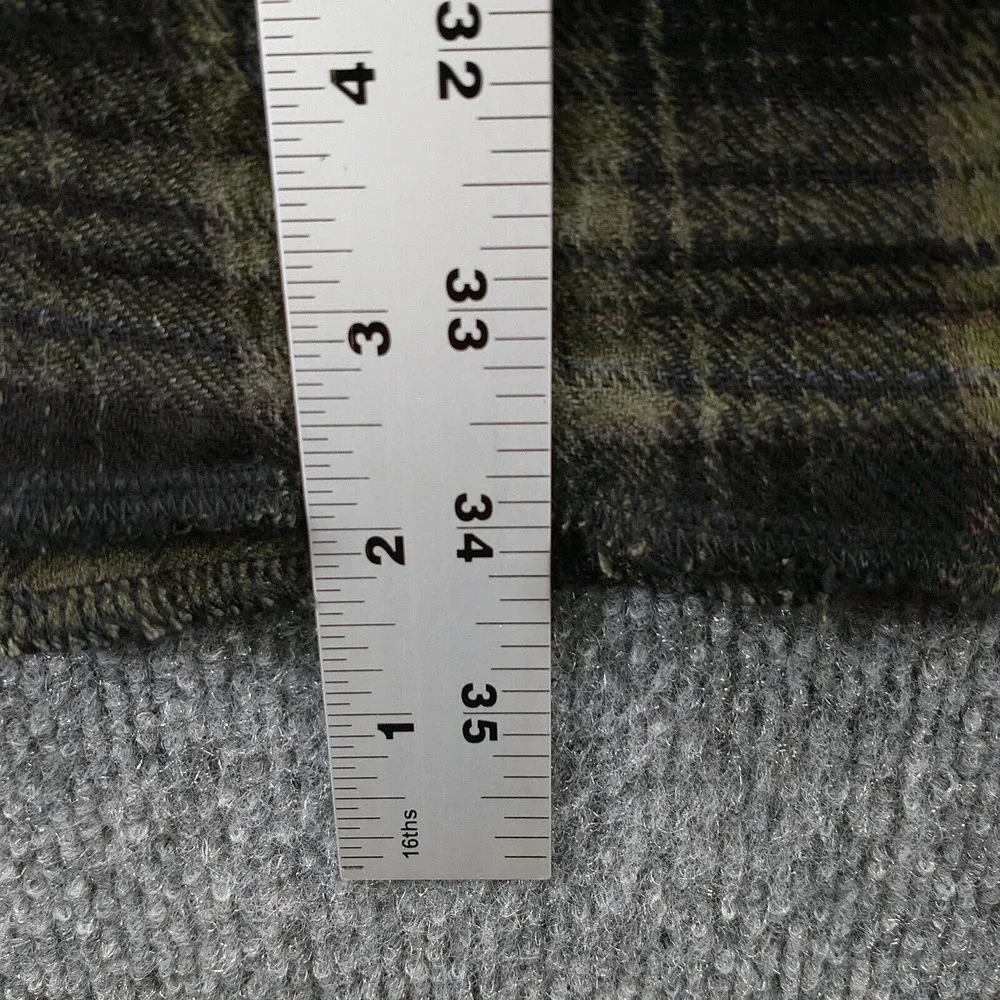 We The Free Yellow Green Plaid Button Down Shirt Jacket - Picture 11 of 12